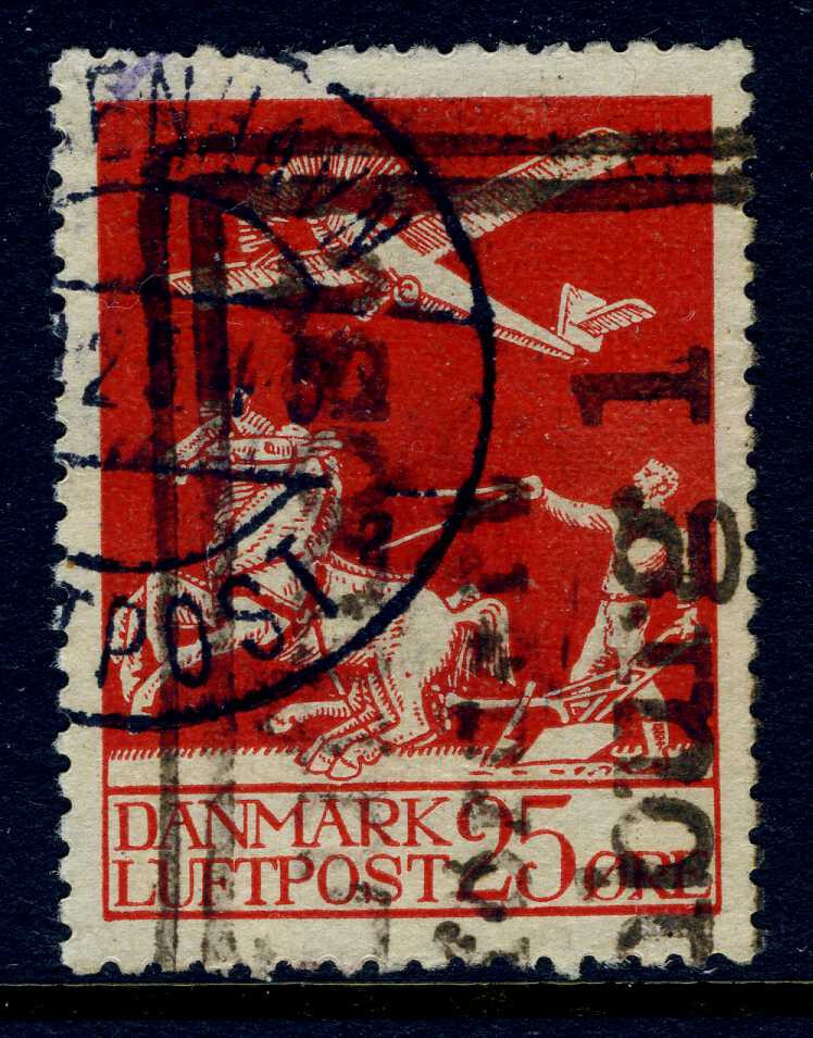 Denmark Airmail stamp Scott C3 Used
