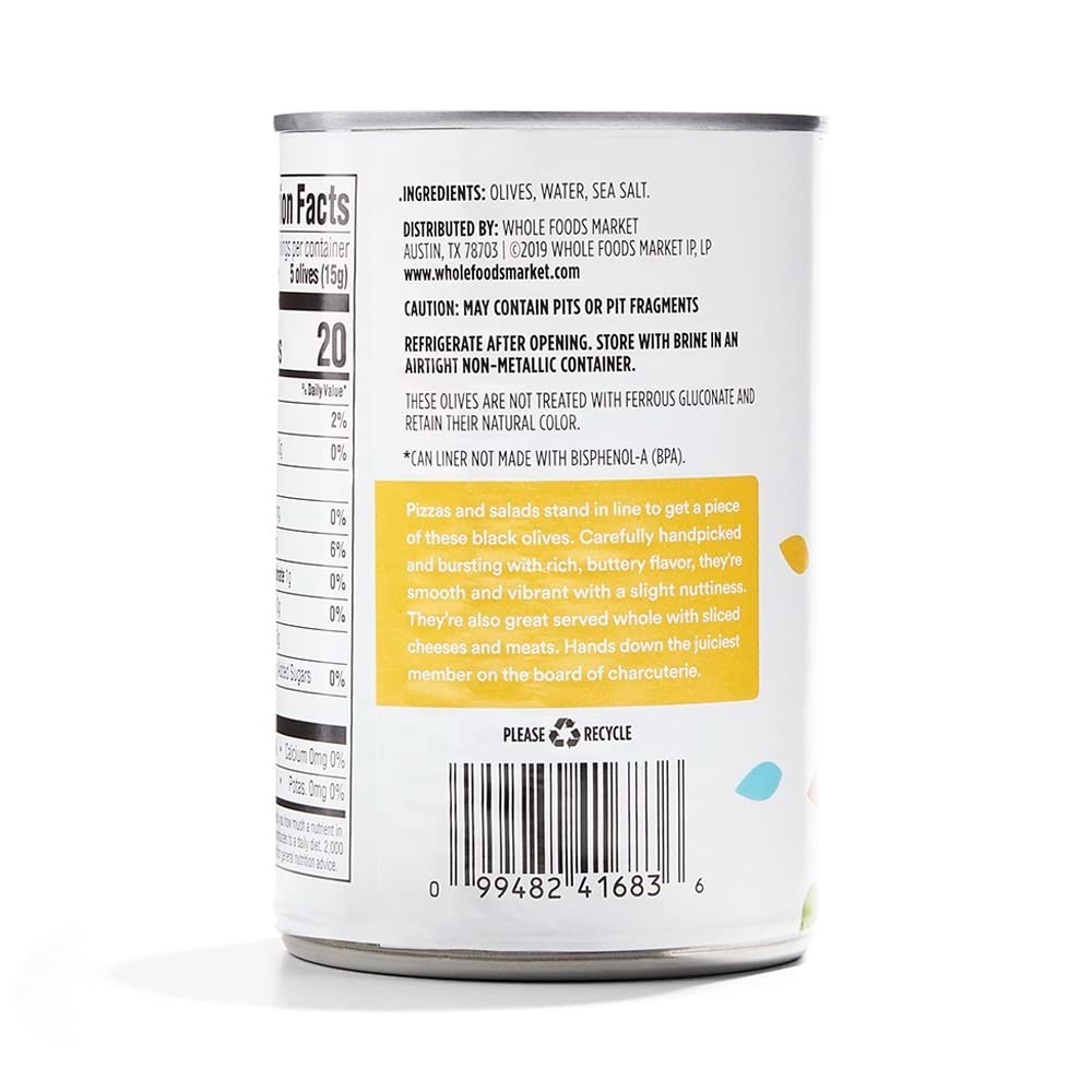 Ripe Medium Pitted Olives, 6 Ounce