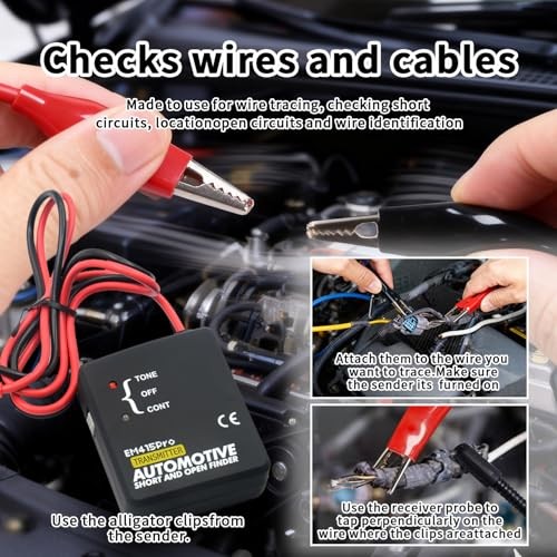 Cable Tracker Electrical, EM415 PRO Automotive Short & Open Finder, Wire