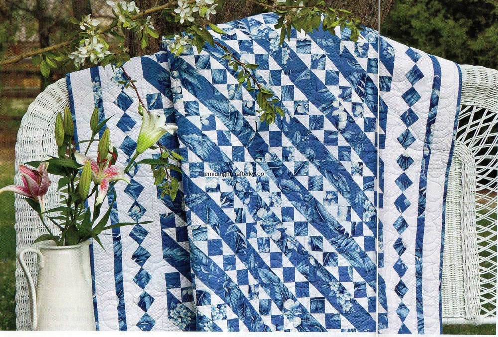 Tropical Breezes Quilt Pattern Pieced FM