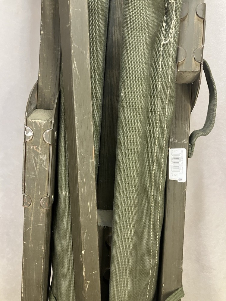 Vintage 1952 U.S. Army folding cot