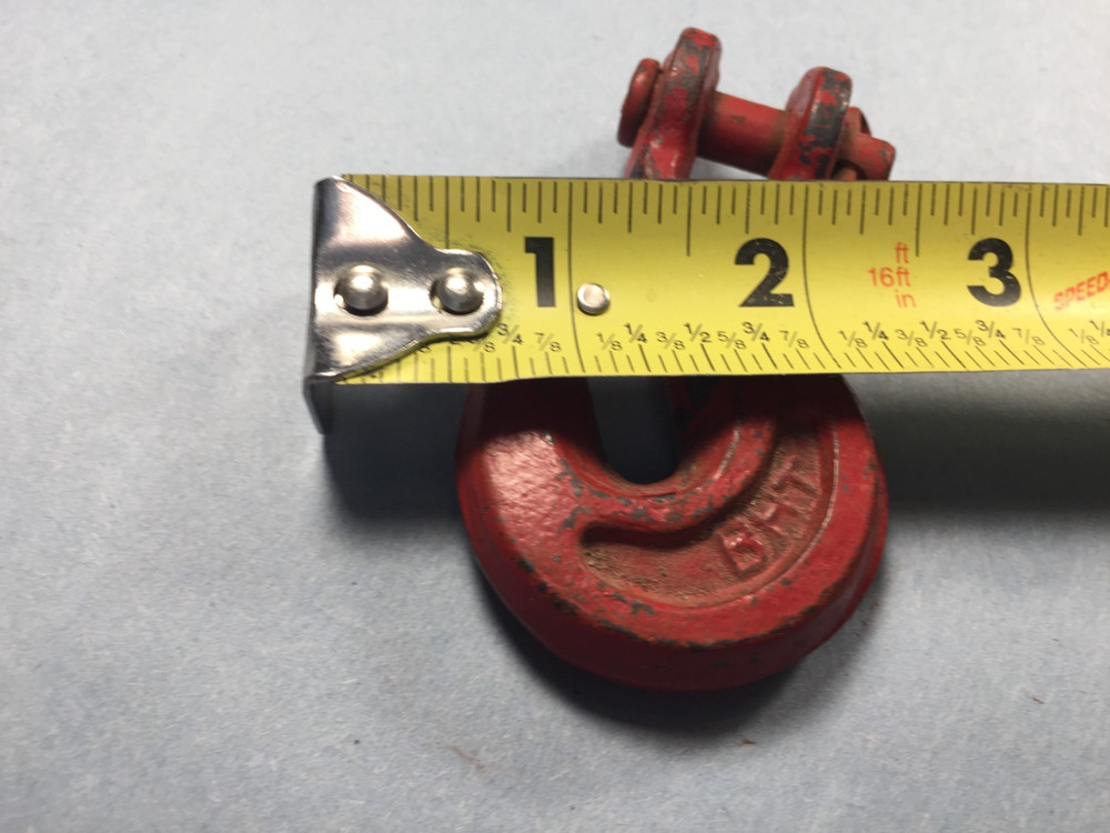 1/4" BHT Clevis Grab Chain Hook "D"