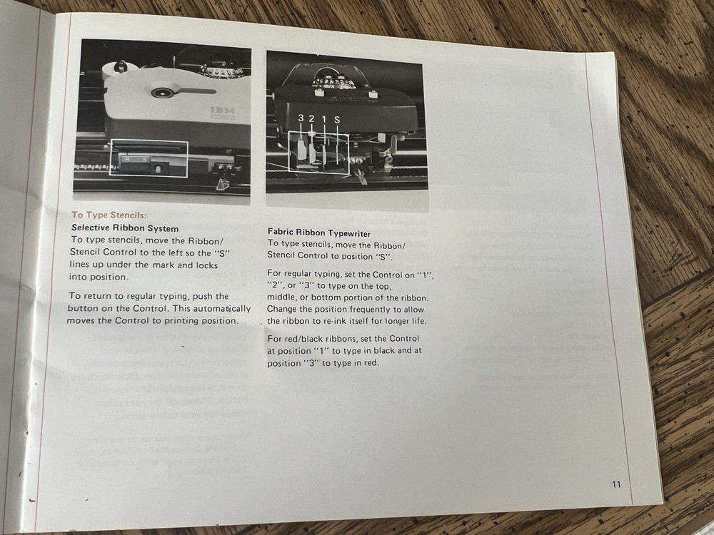 IBM Correcting Selectric II Typewriter Operating Instructions Manual 1973