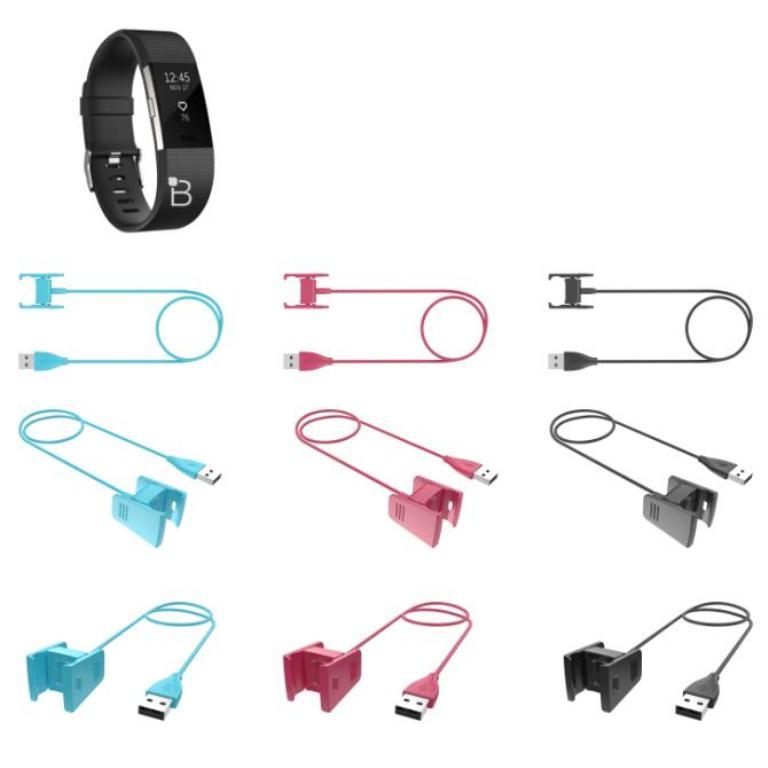 Replacement USB Charger Charging Cable Cradle Dock Fitbit Charge 2 Smartwatch