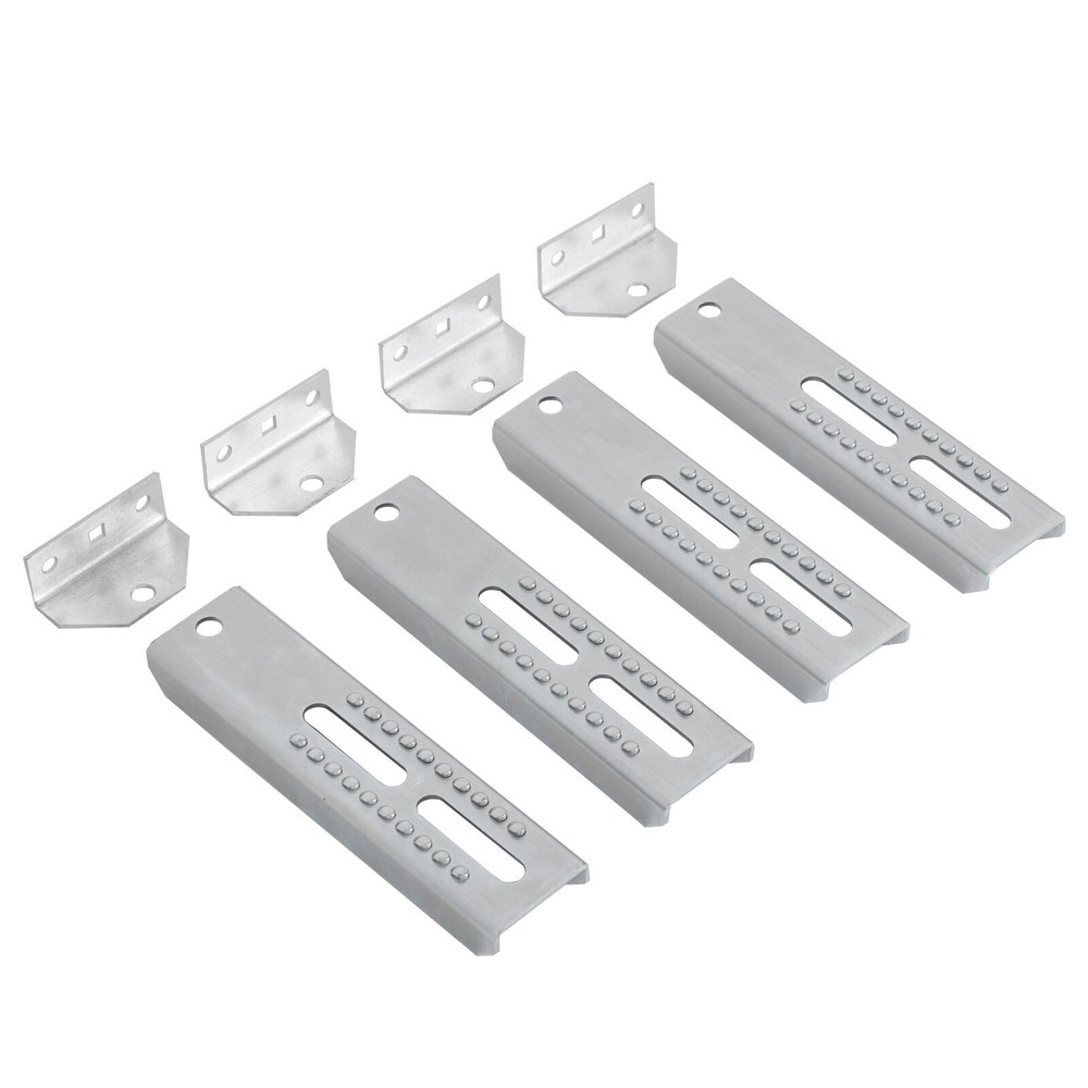 4PCS 8"/10" Swivel Top Bunk Board Brackets Boat Trailer Adjustable Bracket Kit