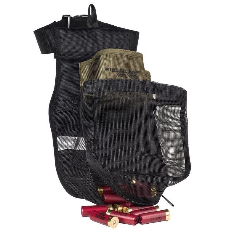 Large Trap Shooting Shell Pouch Adjustable Waist Belt Quick Release Mesh Pockets