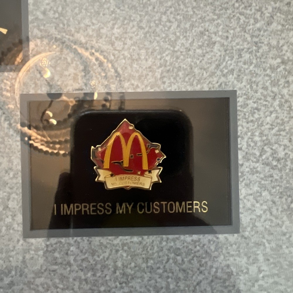 25”x13” Framed McDonald’s Recognition Program Display Pin Set With 25 Pins