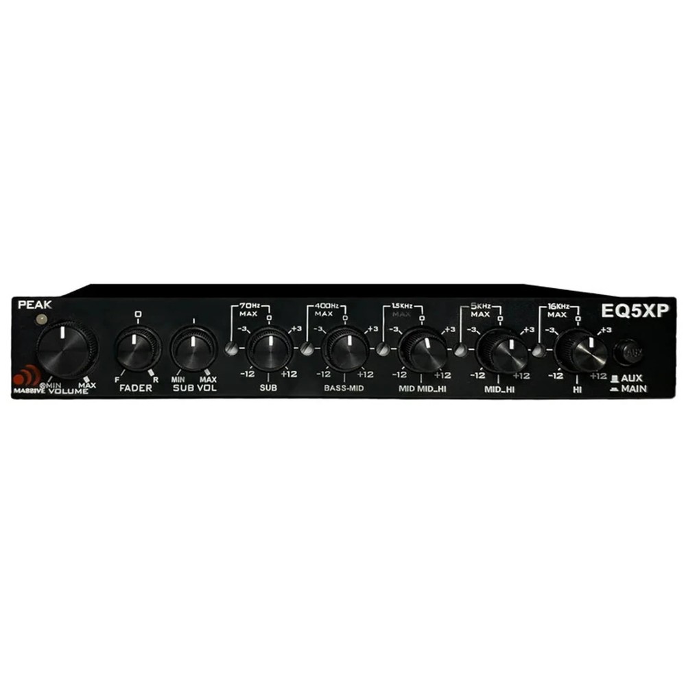 Massive Audio EQ5XP 6-Channel Line Output Converter Equalizer Signal Processor