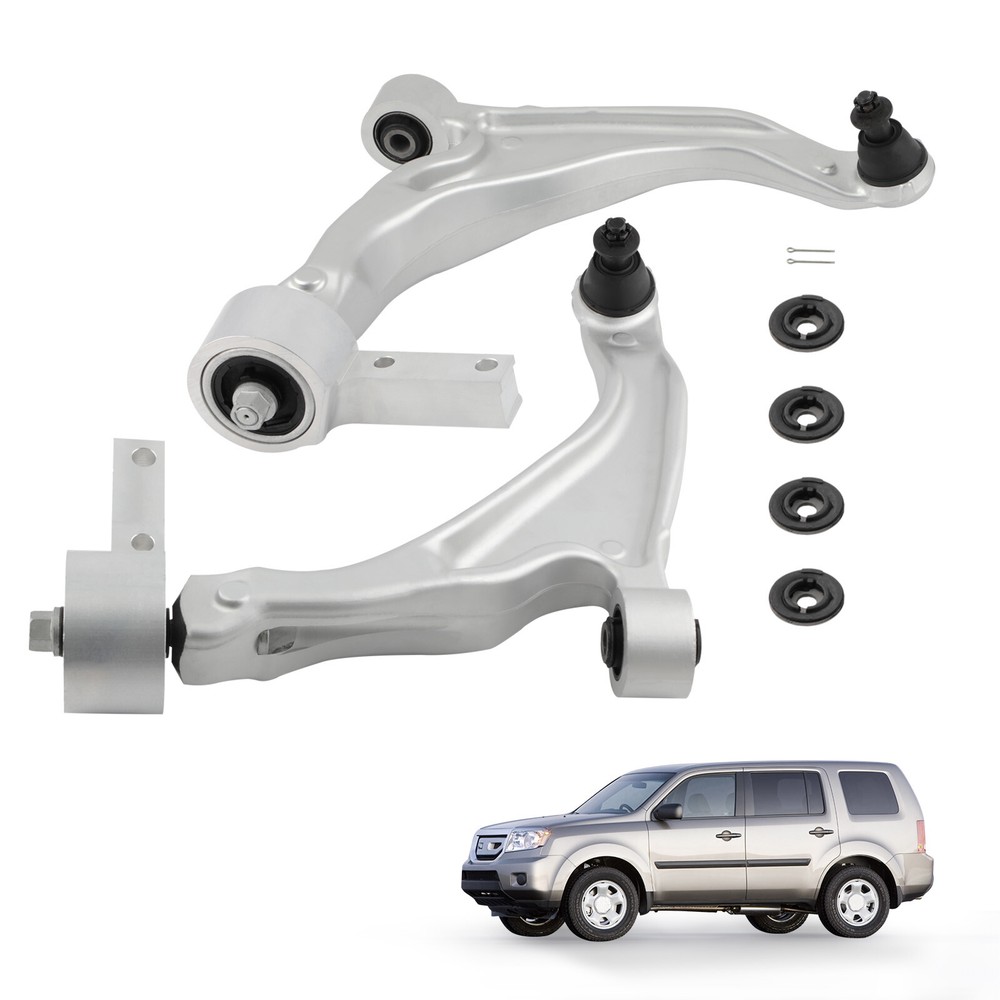 2x Front Lower Control Arm Set For 2009-2015 Honda Pilot Driver & Passenger Side