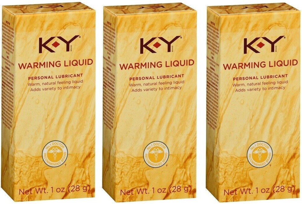 K-Y Warming Liquid Personal Lubricant 1oz (3 Pack)