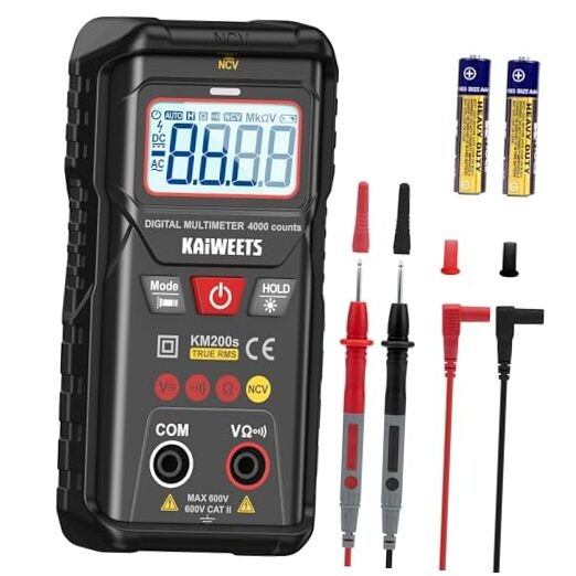 KM200s Smart Digital Multimeter True RMS, 4000 Counts, Auto Ranging