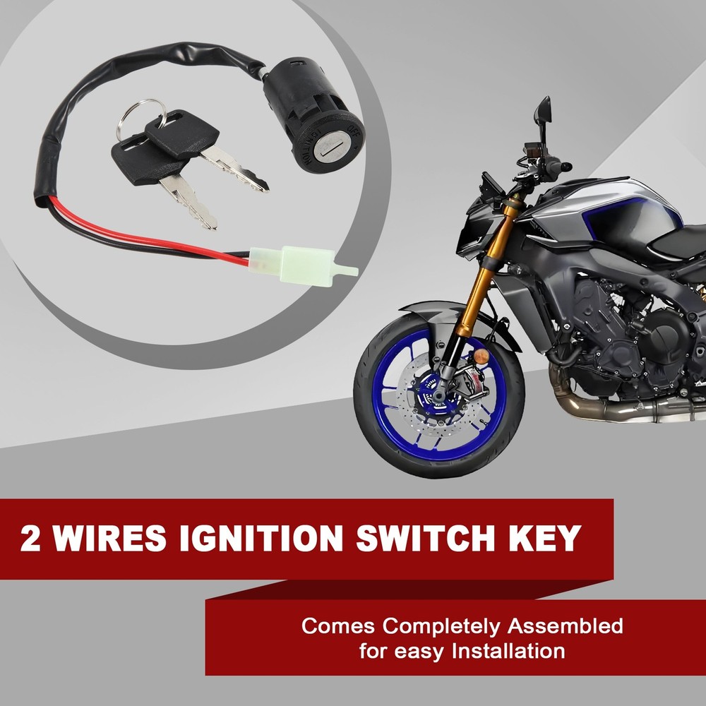 1 set ATV ignition key switch universal setting 2 wire ignition 1922