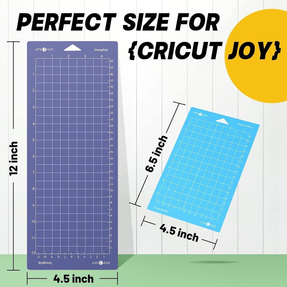 HTVRONT Cutting Mat Compatible with Cricut Joy, 6 Pack Cutting Mats