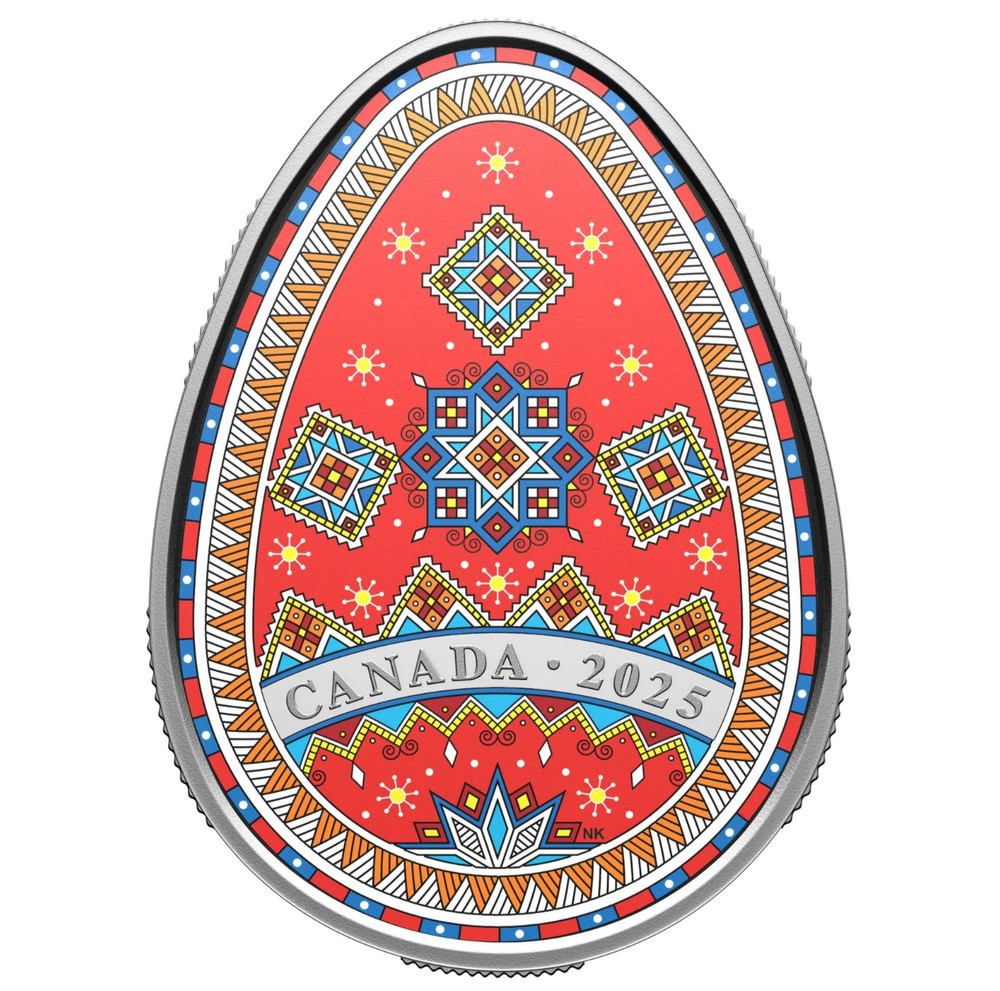CANADA $20 2025 Silver 1oz. Proof 'Pysanka'
