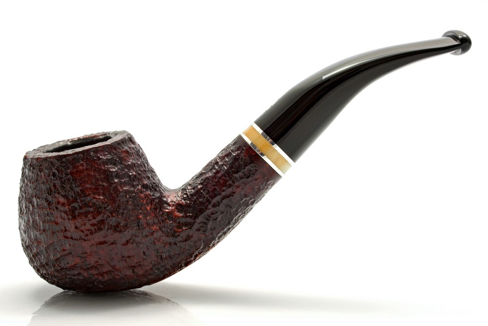 SAVINELLI NEW OSCAR 645 BENT APPLE 9MM BRIAR PIPE / RUSTIC