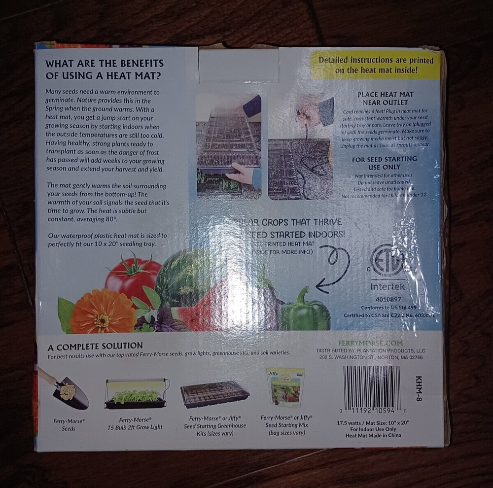 Ferry- Morse Seed Starting Heat Mat, KHM-8
