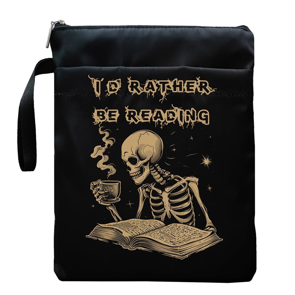 Large Black-E Reader Tarot Card Book Sleeve Pouch With Zipper Protector