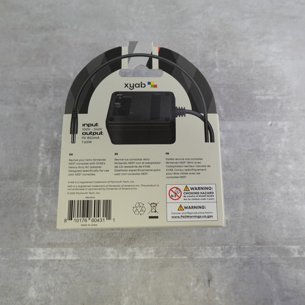 AC Adapter For Nintendo NES Console Cord System Power Cable Replacement XYAB