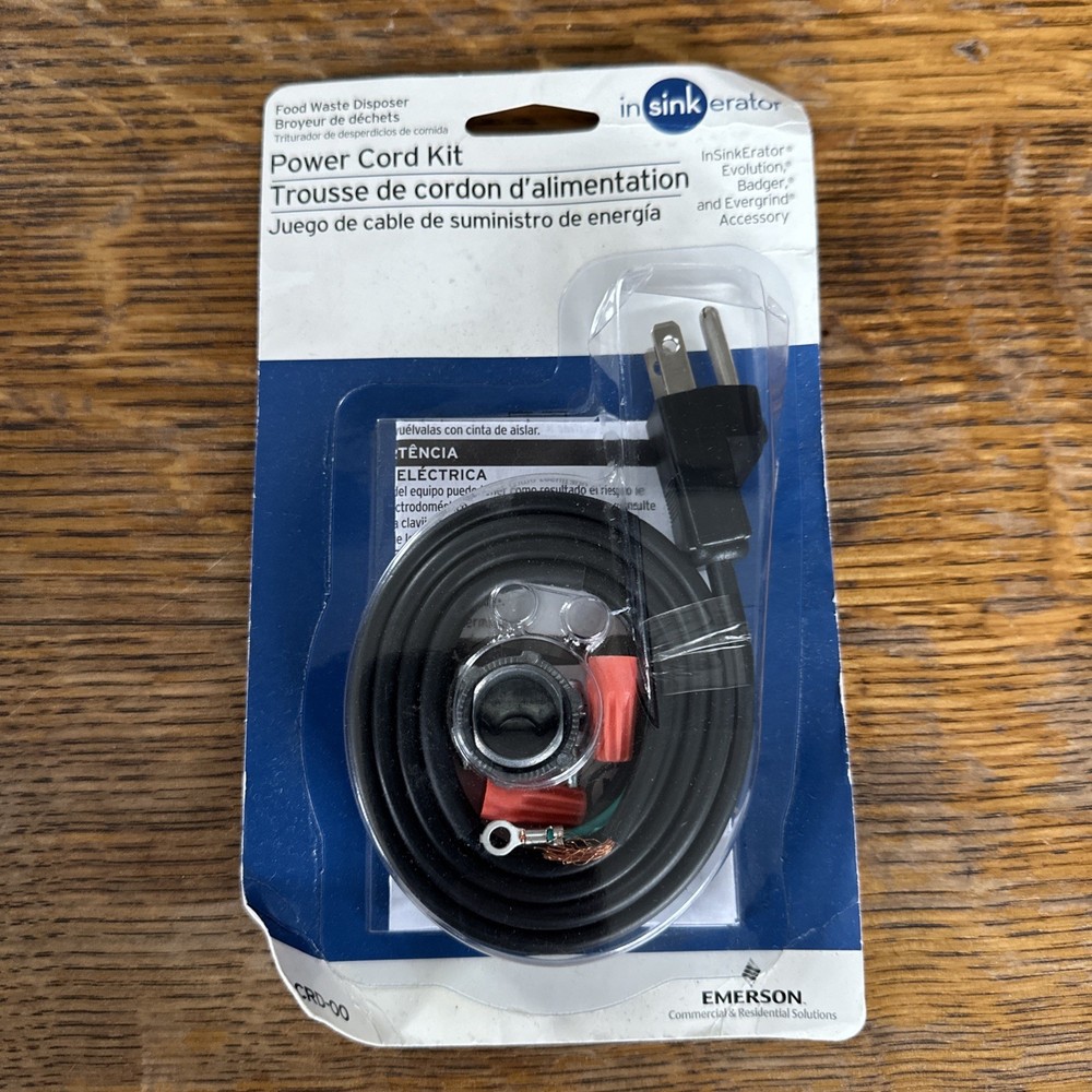 InSinkErator Garbage Disposal Power Cord Kit CRD-00 Install Badger Evolution