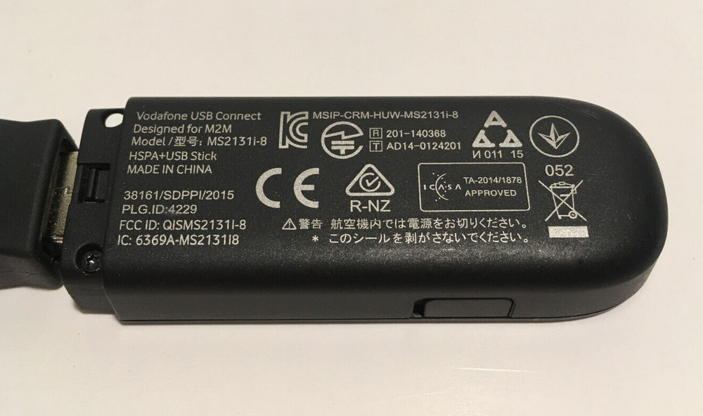Vodafone - USB Connect MS2131i-8 Dongle Black