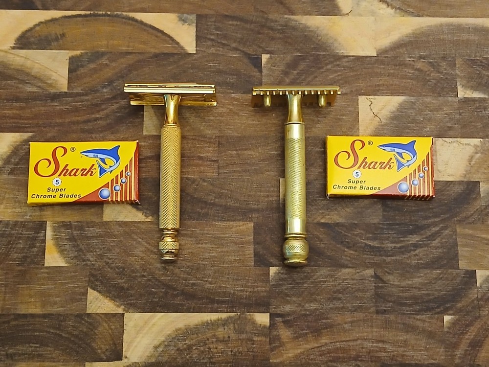 Gillette Safety Razors with Shark Blades NICE