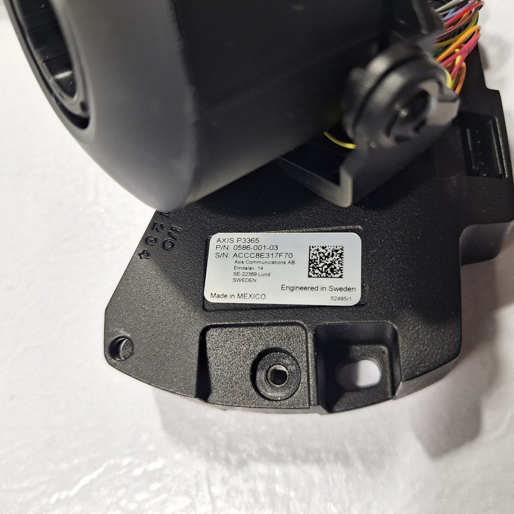AXIS P3365-V Network Camera 0586-001 Wide Angle