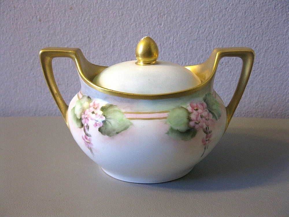 WHEELER BONE CHINA -- CREAMER & SUGAR BOWL