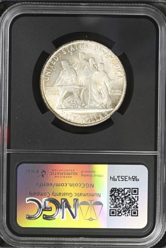 1936 Elgin Silver Commemorative Half Dollar NGC MS66 💥VAULT BOX💥