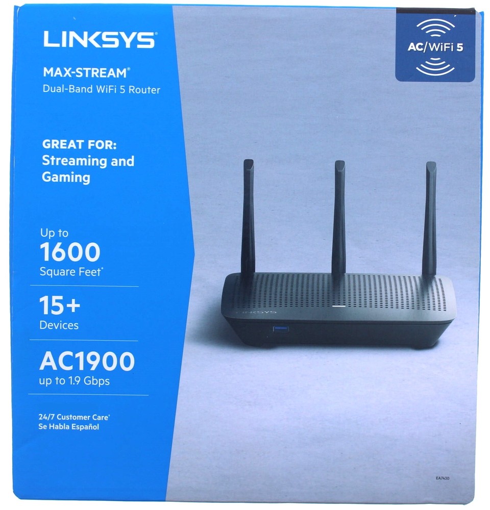 Linksys Max-Stream Dual-Band WiFi 5 Router