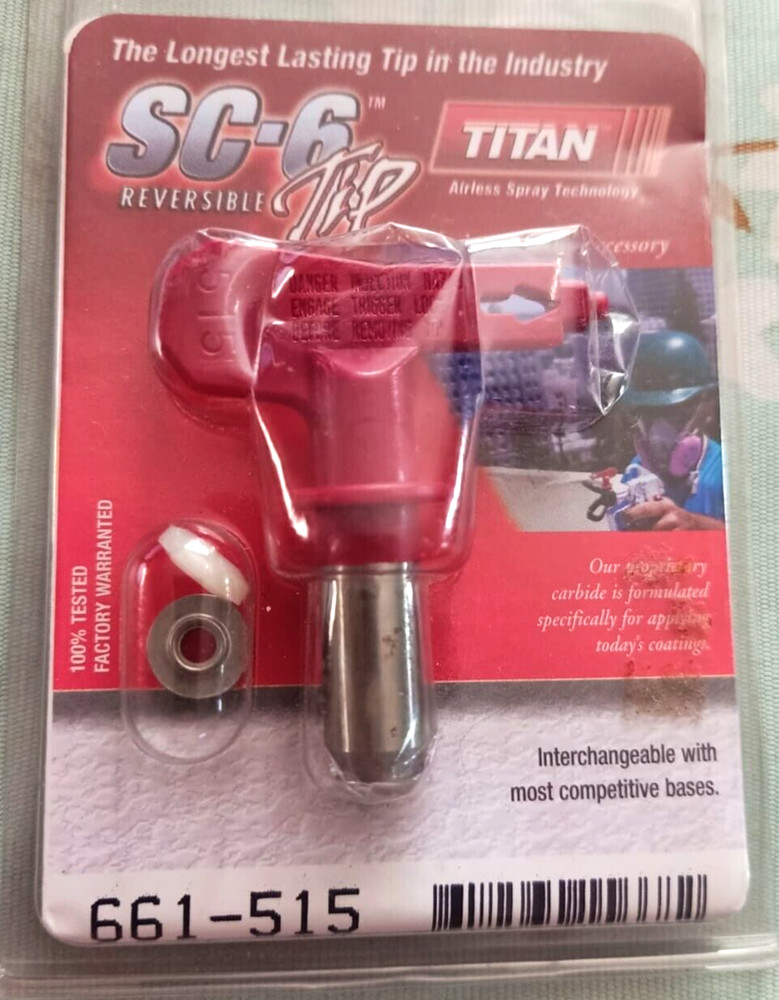 TITAN SC-6 AIRLESS SPRAY TIP 661- 515