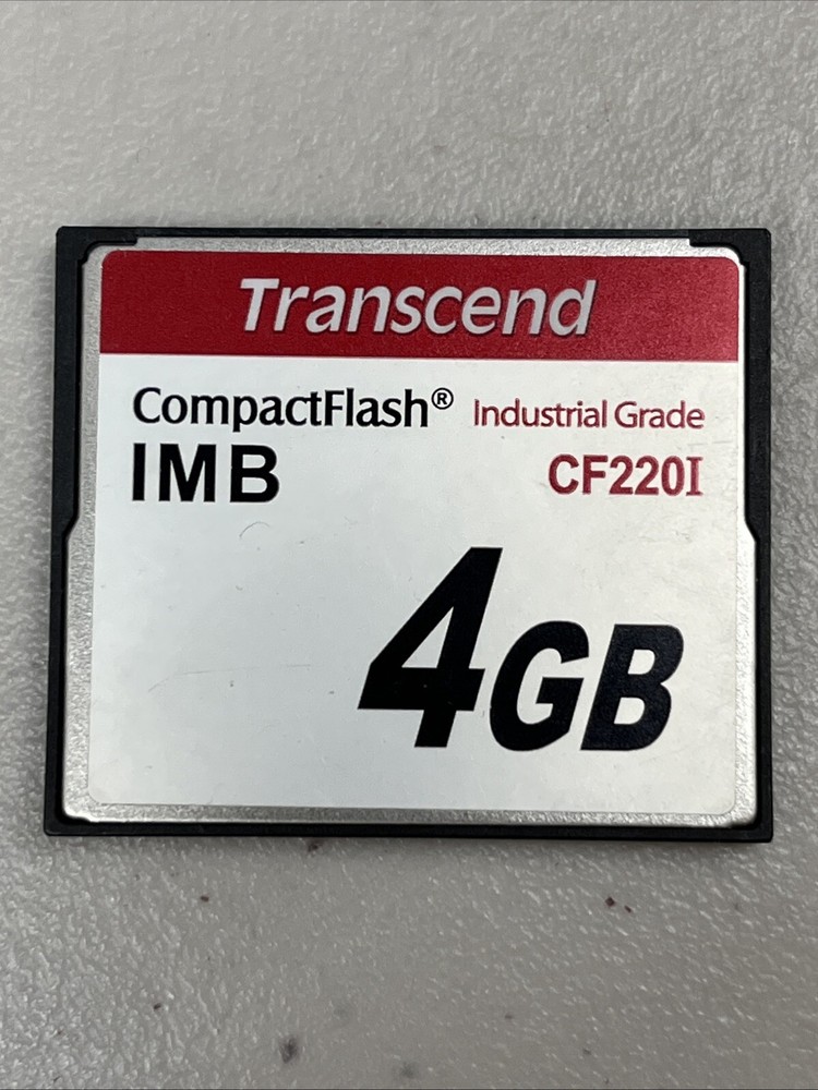 4GB Transcend Industrial CF CompactFlash w/ fast SLC memory CF220I