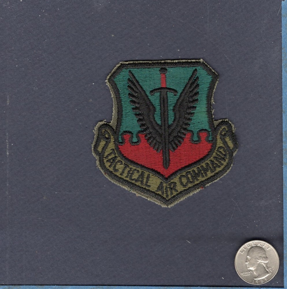 Original TAC TACTICAL AIR COMMAND USAF Subdued Squadron Patch
