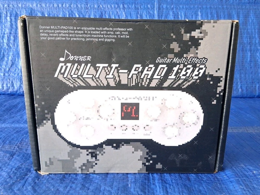 DONNER MULTI-PAD 100 (MULTI-PAD100) Multi-Effects Pedal (2020) - White - NEW