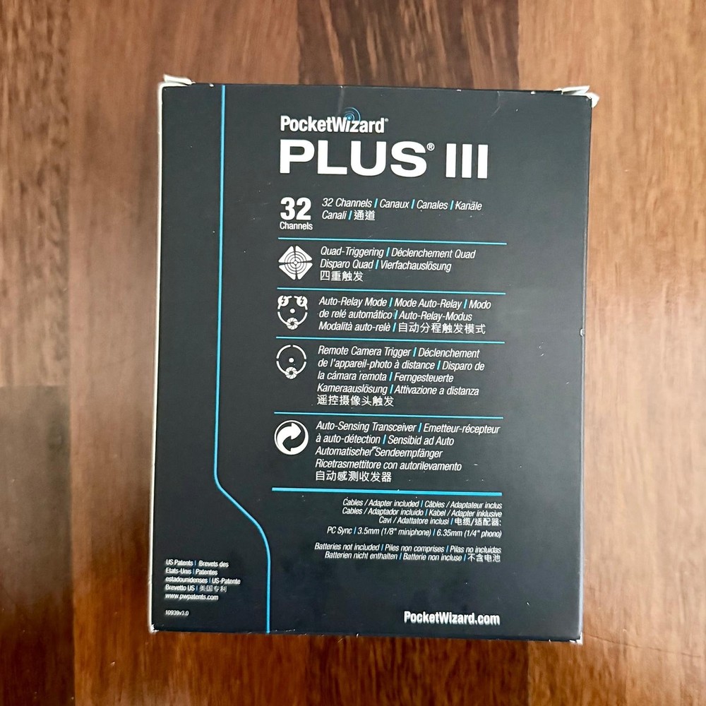 PocketWizard Plus III P3-FCC Transceiver Open Box Wireless Flash Trigger