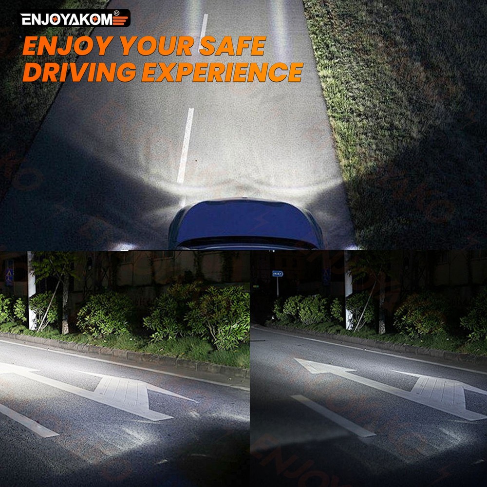 For Honda Accord 1990-2012 4Pcs CSP LED Headlight Bulb Kit High&Low Beam 6500K