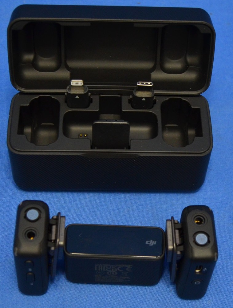 DJI Mic Wireless Microphone ASB01 - Two Mics Receiver & Charging Case