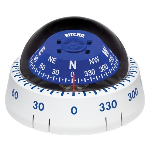 Ritchie Xp-99W Kayaker Compass - Surface Mount White