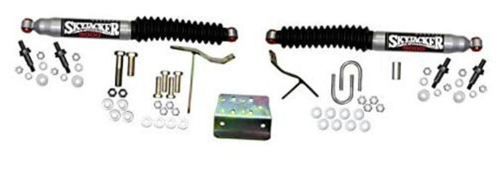 DUAL STABILIZER KIT, SILVER W/BLACK BOOTS