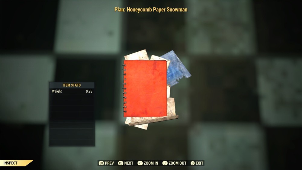 (Xbox) Honeycomb Paper Snowman Plan