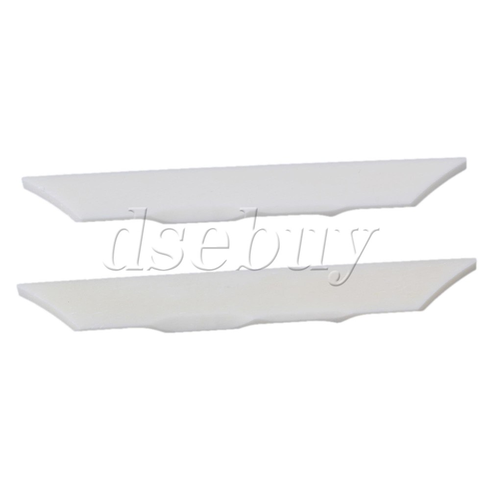 2pcs Cattle Bone Bridge Saddle Fits for Ukulele Guitar Accessories White