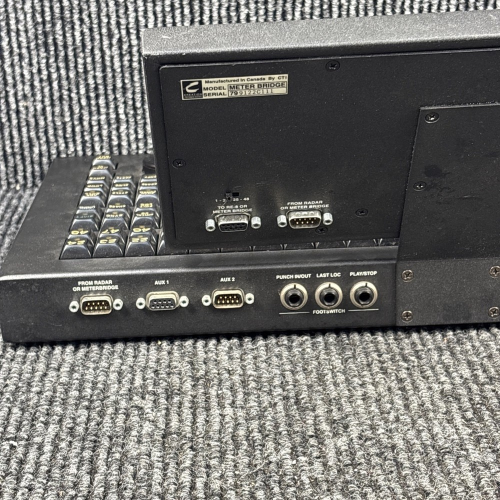 OTARI Radar II RE-8 II Controller with Meter Bridge UNTESTED AS IS