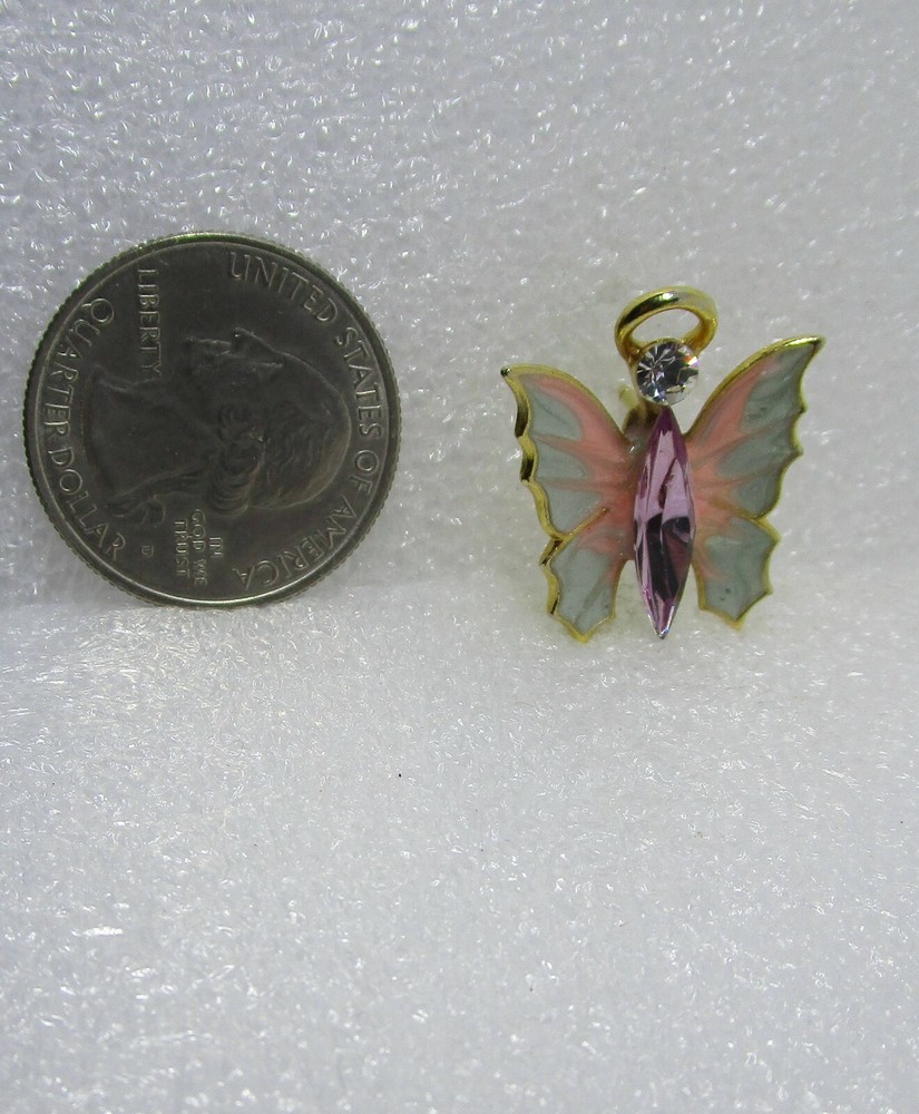 Butterfly w/ Rhinestones Pin