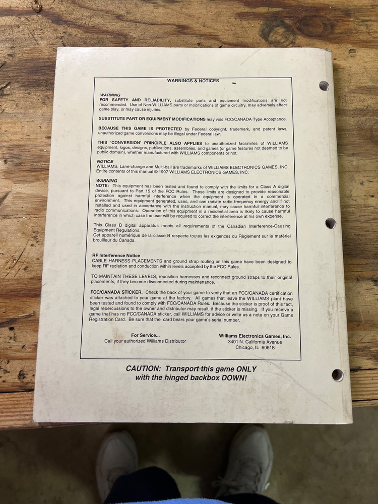 Junk Yard Pinball Manual