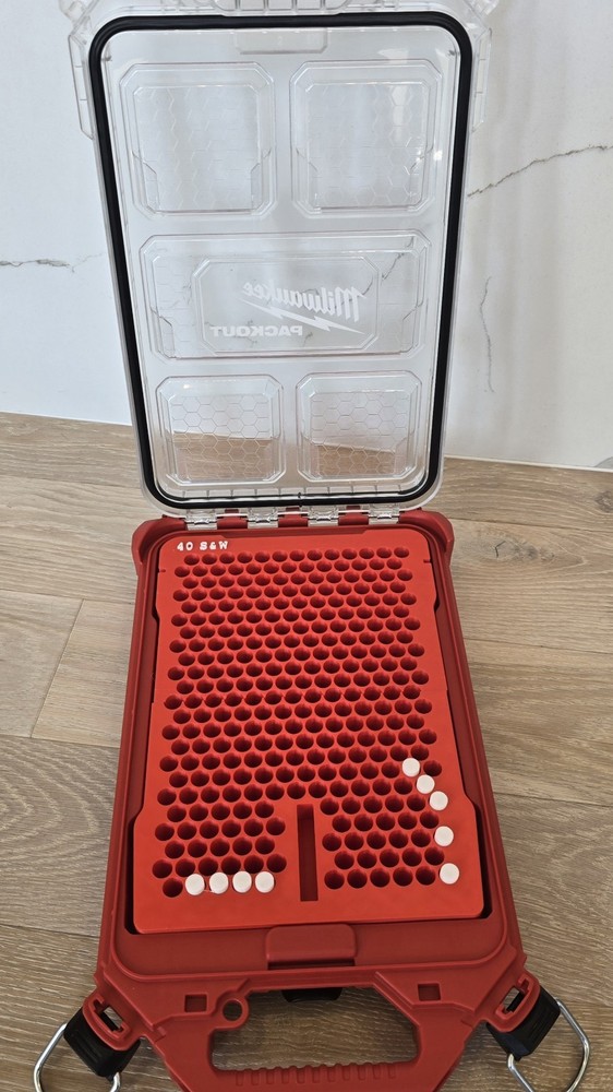 Custom Milwaukee Packout Insert - .40 S&W Ammo Organizer
