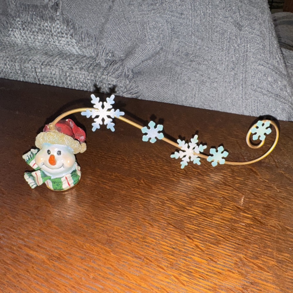 Home Interiors Snowman Candle Snuffer