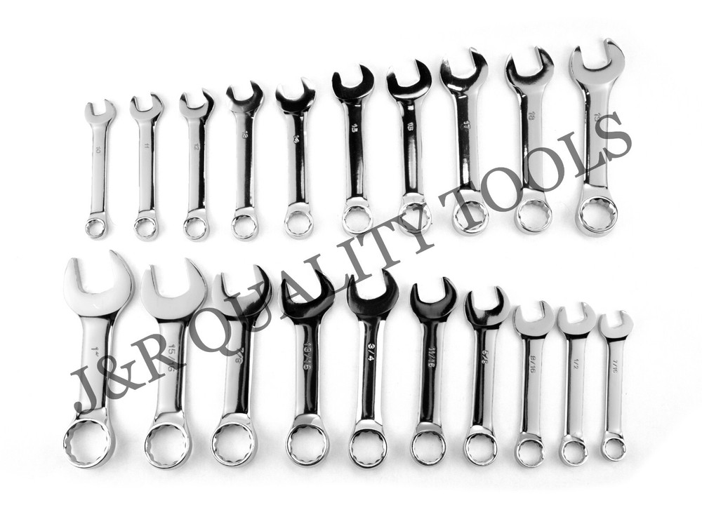 VCT 20PC SAE & METRIC STUBBY COMBO WRENCH
