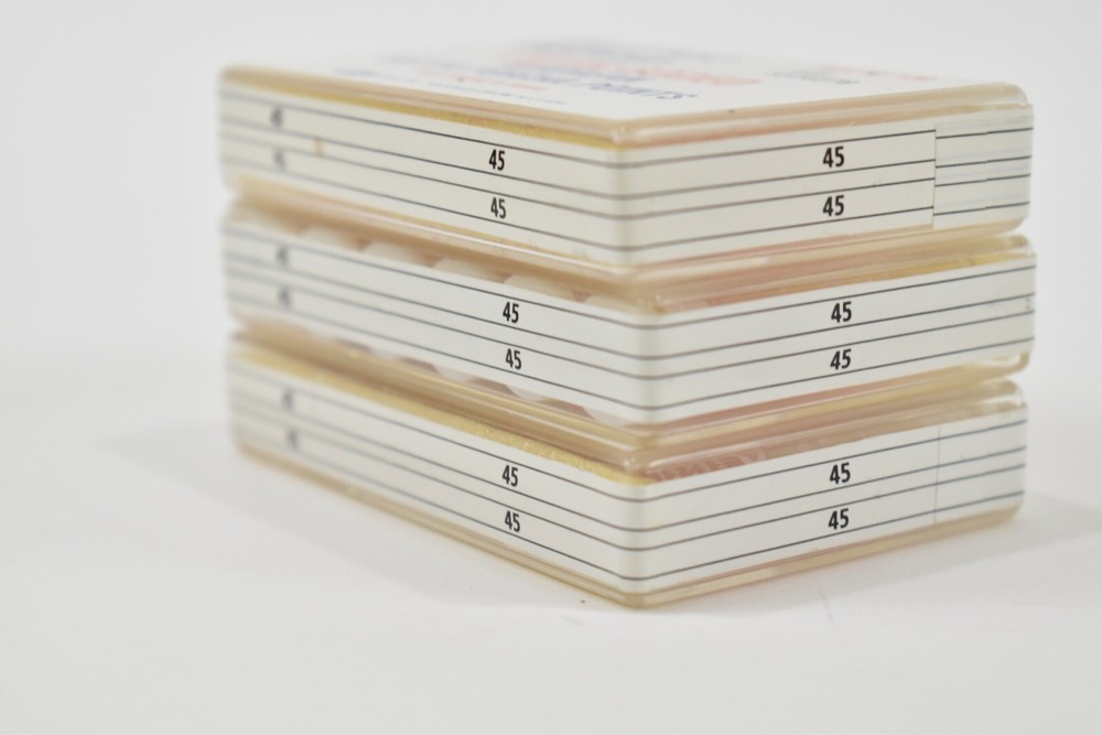 Endo Gutta Percha Points By Super-Dent DeLuxe Color Coded 3 Boxes Size #45