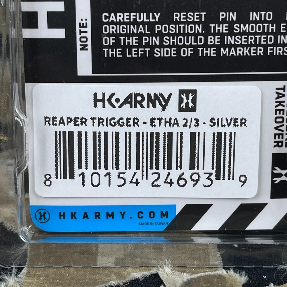 NEW HK Army Etha2/3 Reaper Death Blade Trigger - Silver