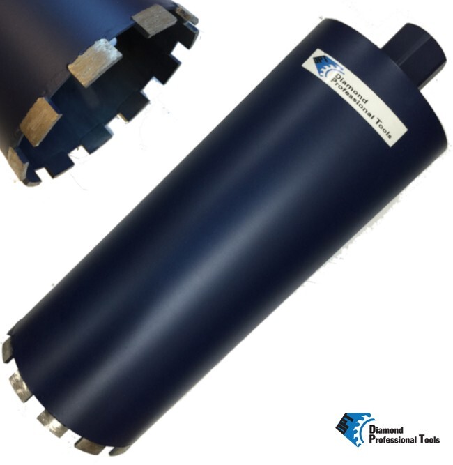 2 PACK 7 Inch Diamond Core Drill Bits Cutting Concrete Bricks Blocks Asphalt