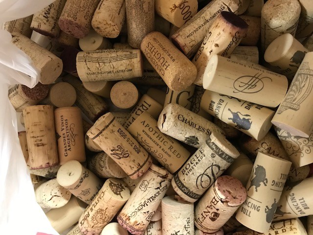 Wine Corks | Used, Authentic, All Natural | Printed, Winery-Marked, Craft |